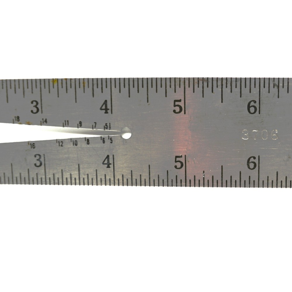 GAEBEL 602 Printers Comparative Scale Ruler 15 inch USA