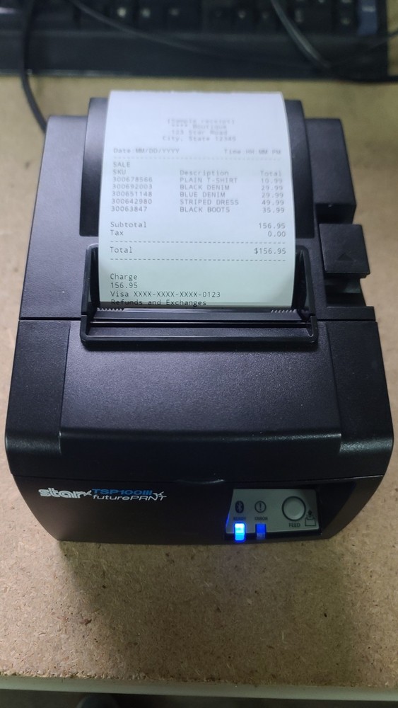 Star Micronics Bluetooth Thermal Receipt Printer TSP143IIIBI2