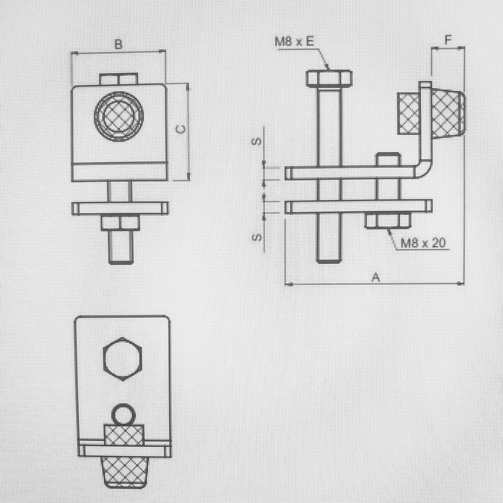 Internal Guide end stop CAIS FINISH 33