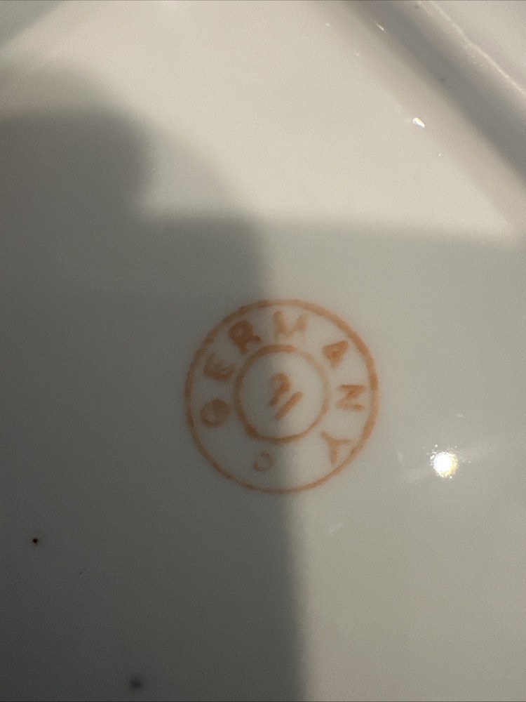 Bone China Plate With Flowers