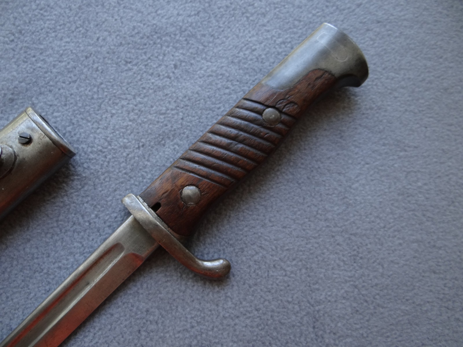 Scarce WWI Peruvian Model 1909 Quillback Bayonet Simson & Co. Suhl