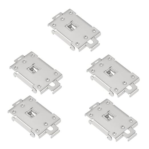 5pcs 35mm DIN Rail Mounting Clip for Single Phase Solid State Relay