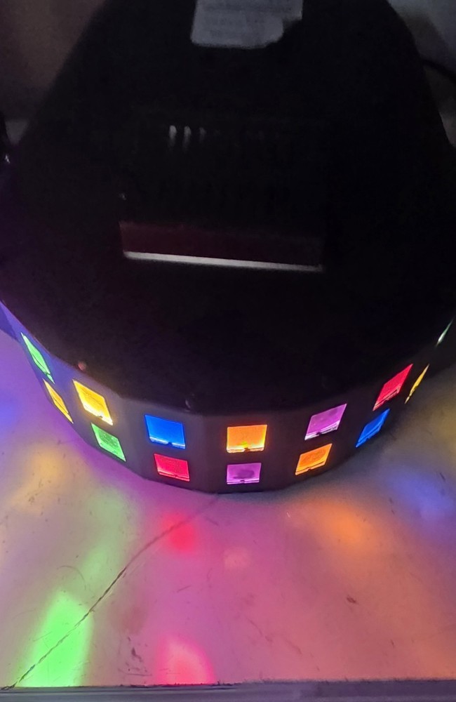 Mbt Model ME 2006 Moving Colored Light Show Strobe Adjustable Motion Control