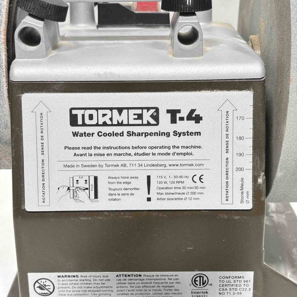 Tormek T-4 Water Cooled Compact Sharpening System
