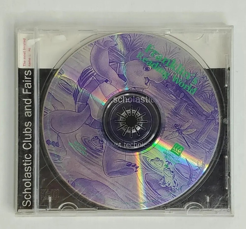 Franklin's Reading World CD Rom Disc Only 1996 For Windows PC Turtle Learning