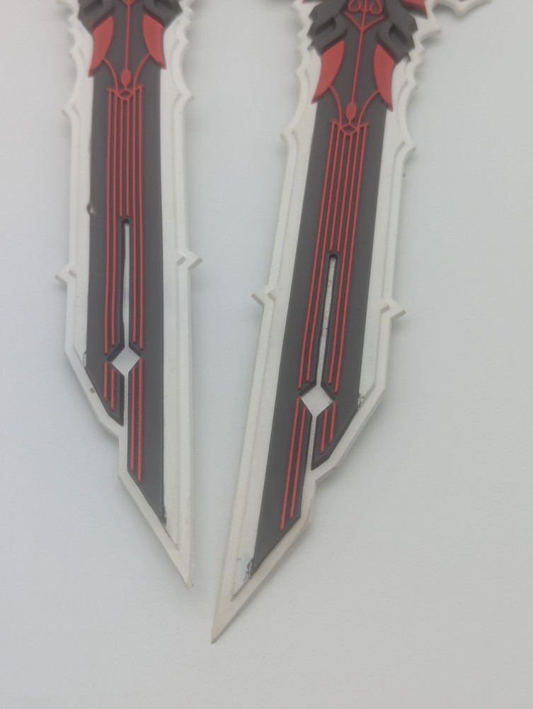 2pc Red Sword attachments for Anthony Wang Sneaker Shoes
