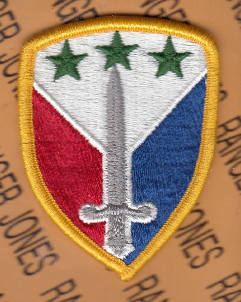 US Army 402nd Support Brigade ~3.25 uniform patch m/e