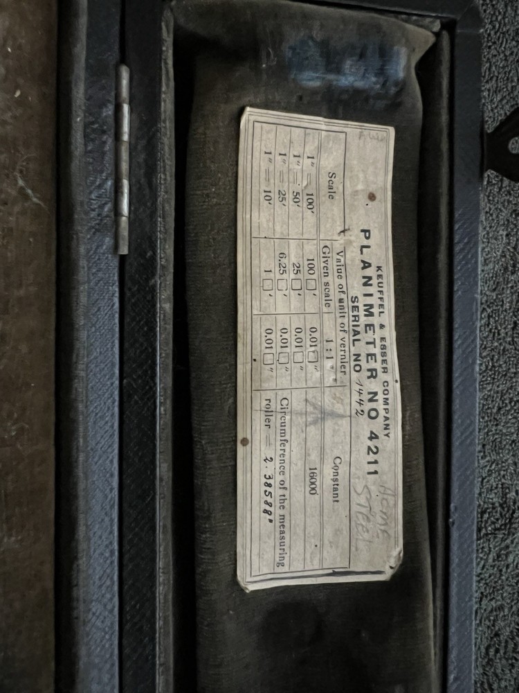 Keuffel & Esser Planimeter No 4211