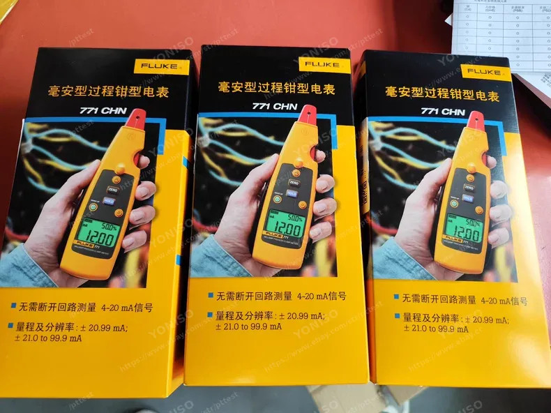 NEW Fluke 771 Milliamp Process Clamp Meter DMM Test AC MA Testerspro /#PT-test