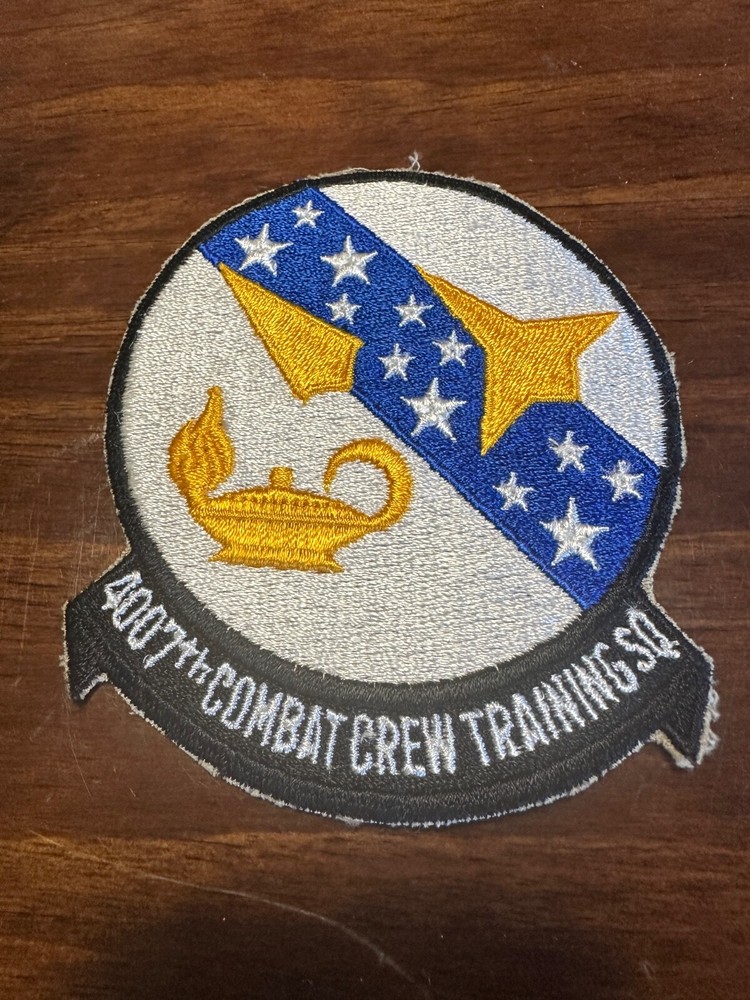 Vintage USAF 4007th Combat Crew Training Squadron Patch