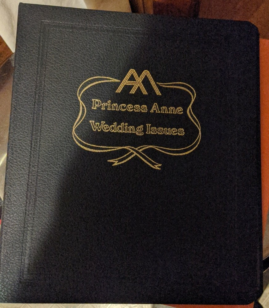New White Ace Historical 3Ring  Binder Princess Anne Wedding Issues