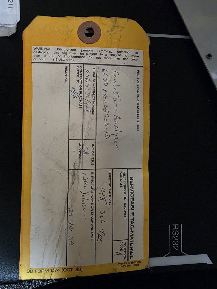 KM9104 COMBUSTION ANALYZER Used