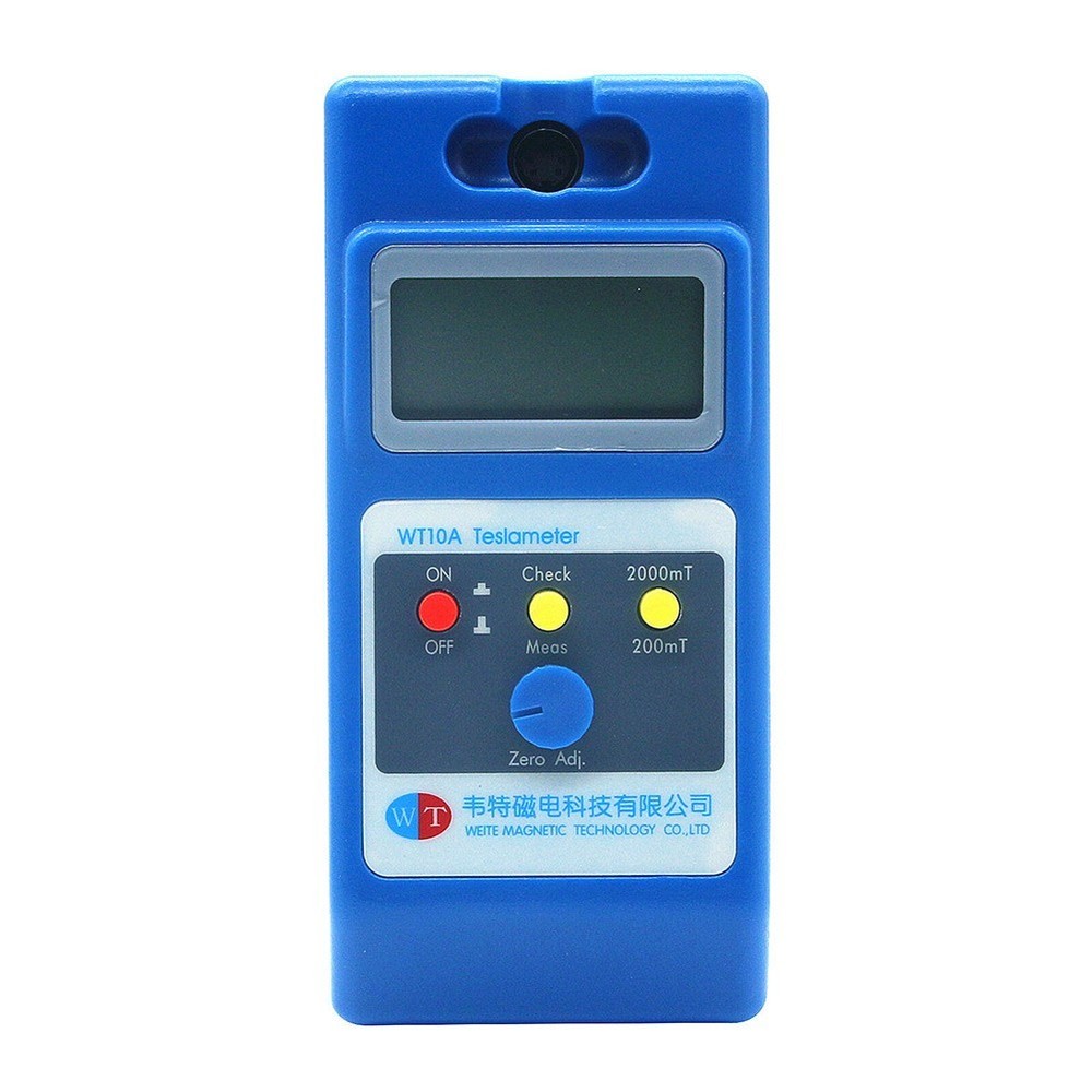 Handheld WT10A Magnetic Field Tester Gauss Meter with Ns Function Probe