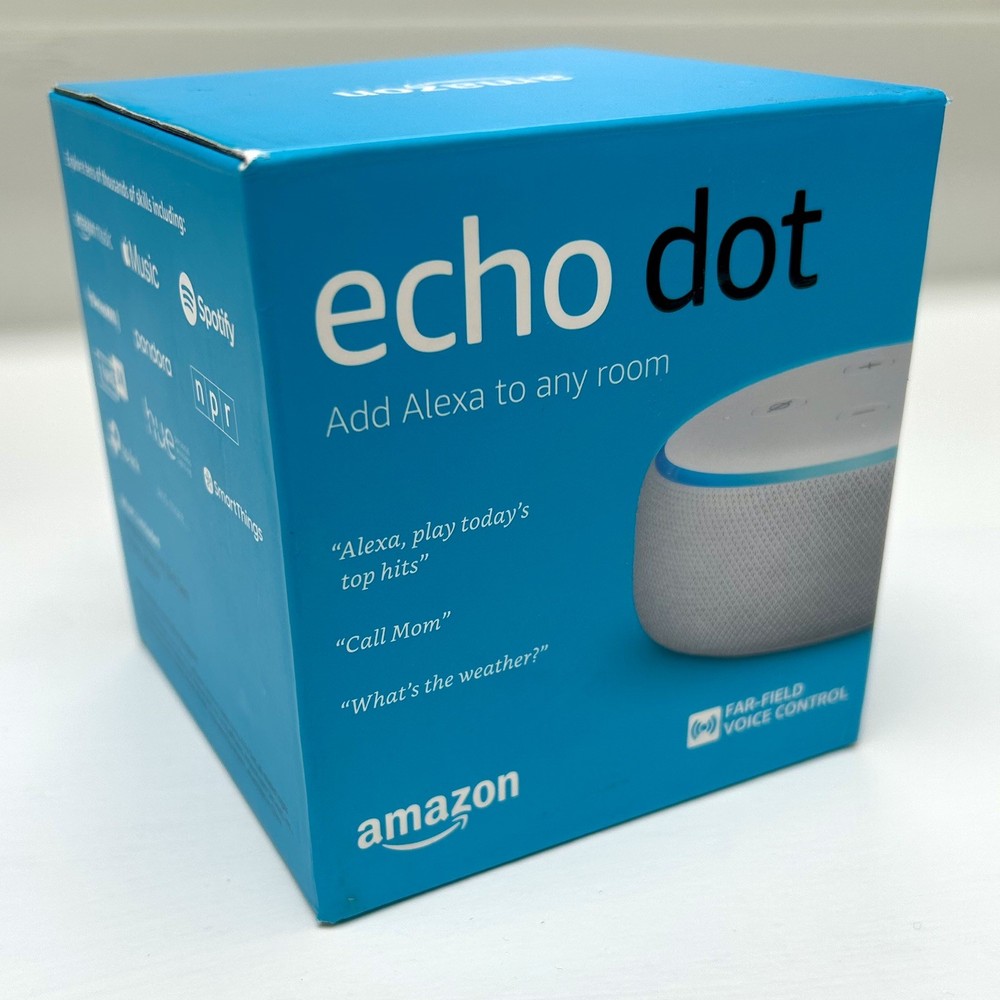 Amazon Echo Dot (3rd Generation) Smart Speaker - Sandstone - Tested & EUC