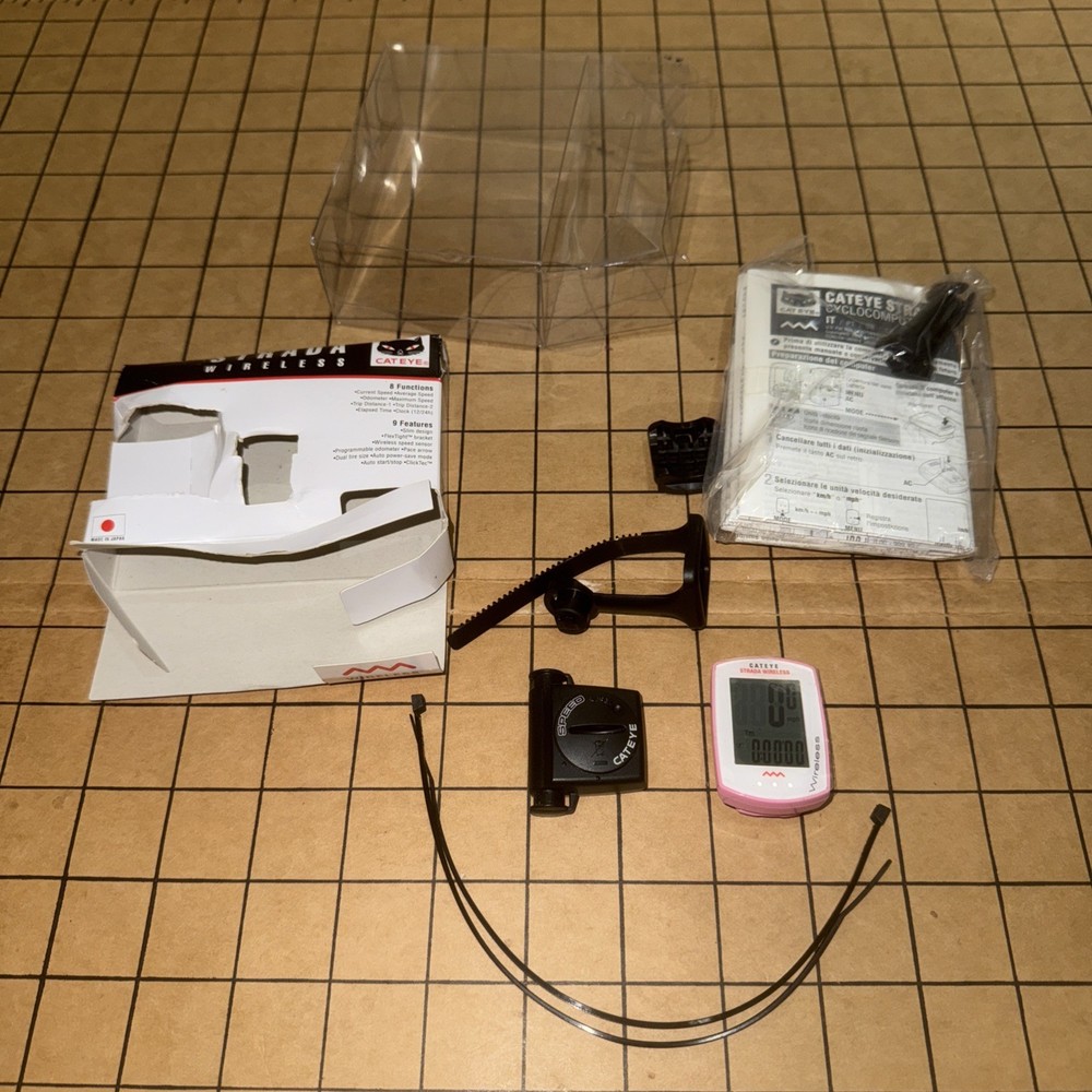 NEEDS BATTERIES CATEYE Strada Wireless CYCLOCOMPUTER CC-RD300W