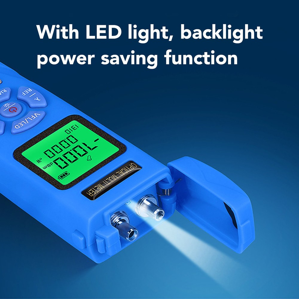 Multi Function Optical Power Meter 10 Wavelengths OPM VFL For Network Maintenanc