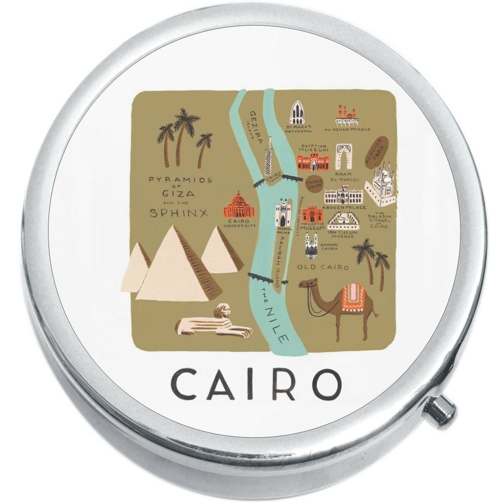 Cairo Medicine Vitamin Compact Pill Box