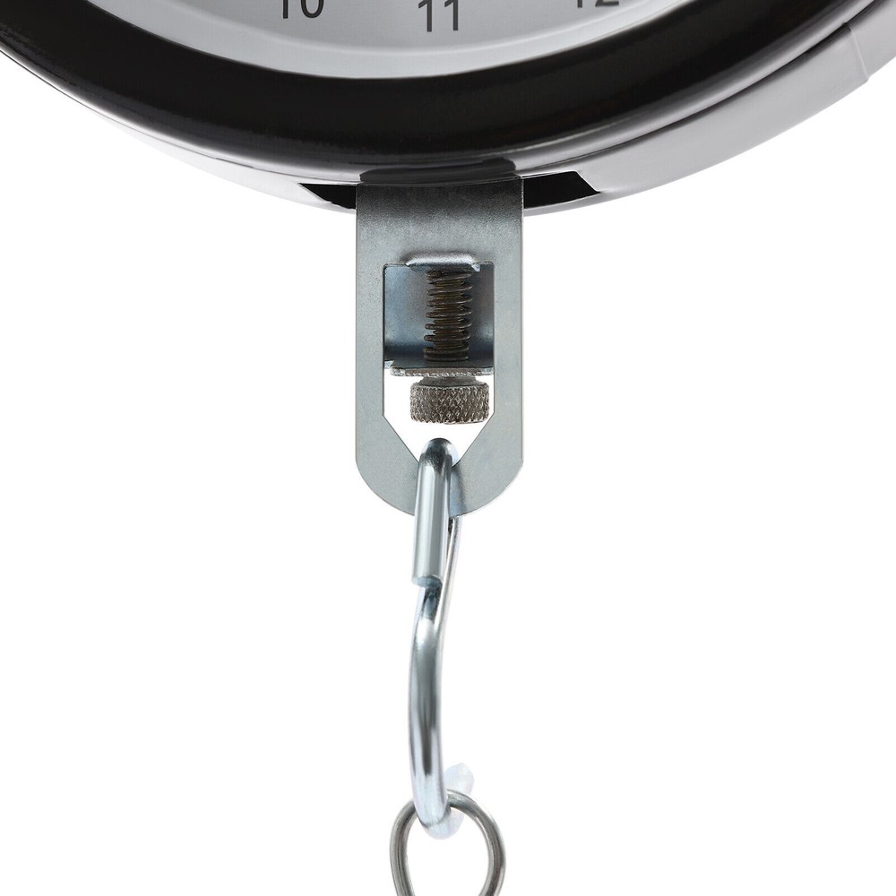 Double-Sided Dial Hanging Scale 22lbs with Galvanized Tray for Easy Weighing US~