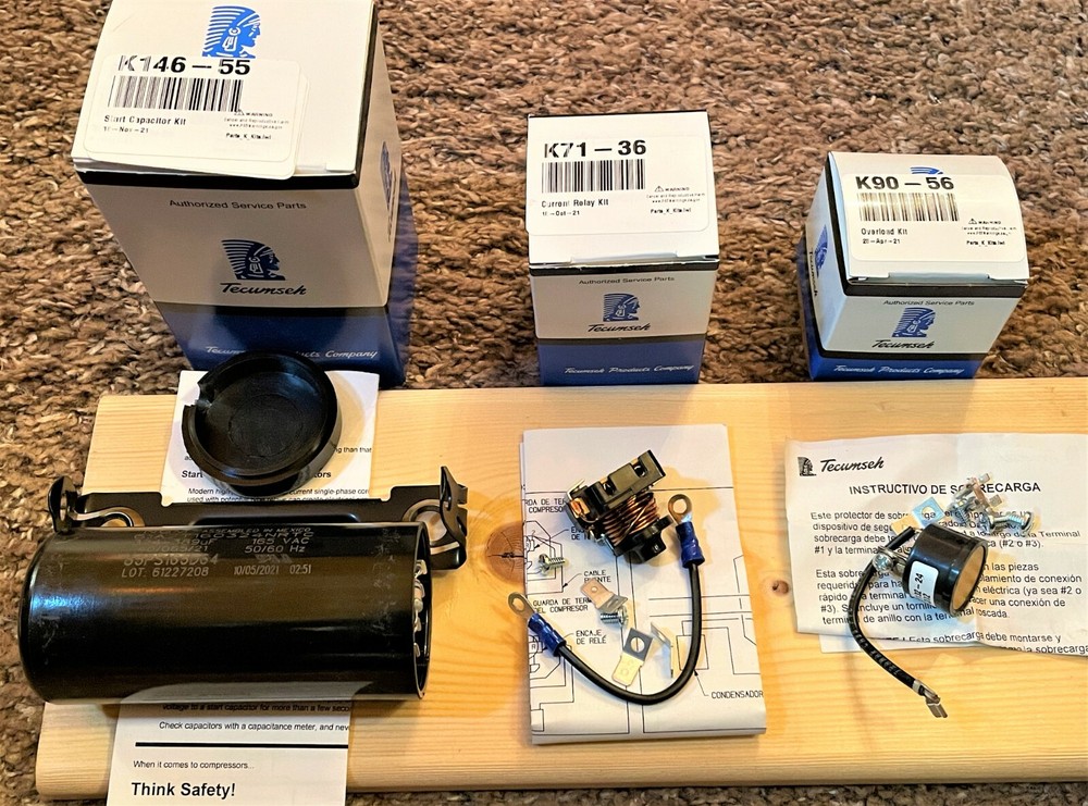 TECUMSEH AEA4440YAAIA, Electrical Kit, Relay, Overload, Capacitor