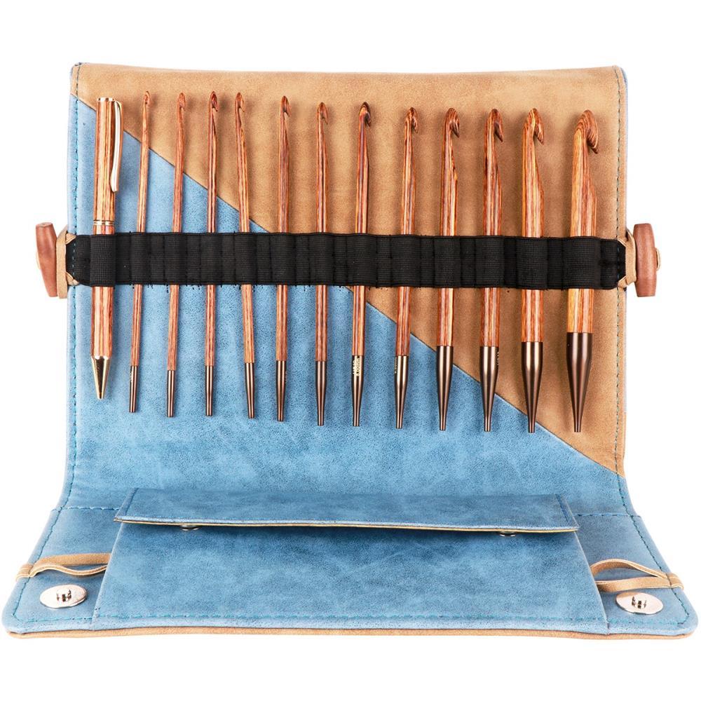 Knitter's Pride Ginger Interchangeable Afghan/Tunisian Crochet Hook Set