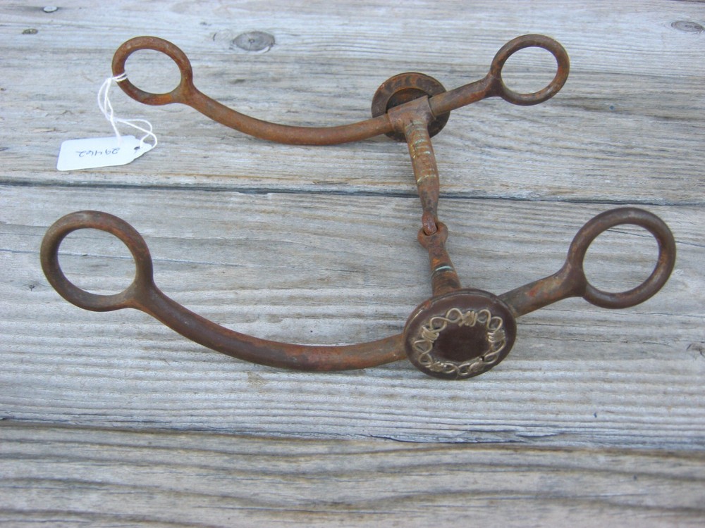 Barbed Wire Shanked Snaffle Curb Bit 29462