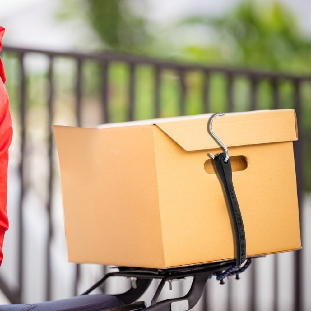 Tarp Tie Downs Heavy Duty Elastic Rubber Cord Rope with Hook Binding Strap