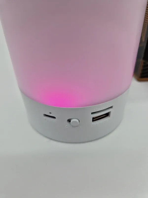 Night Light Bluetooth Speaker with touch colour changing