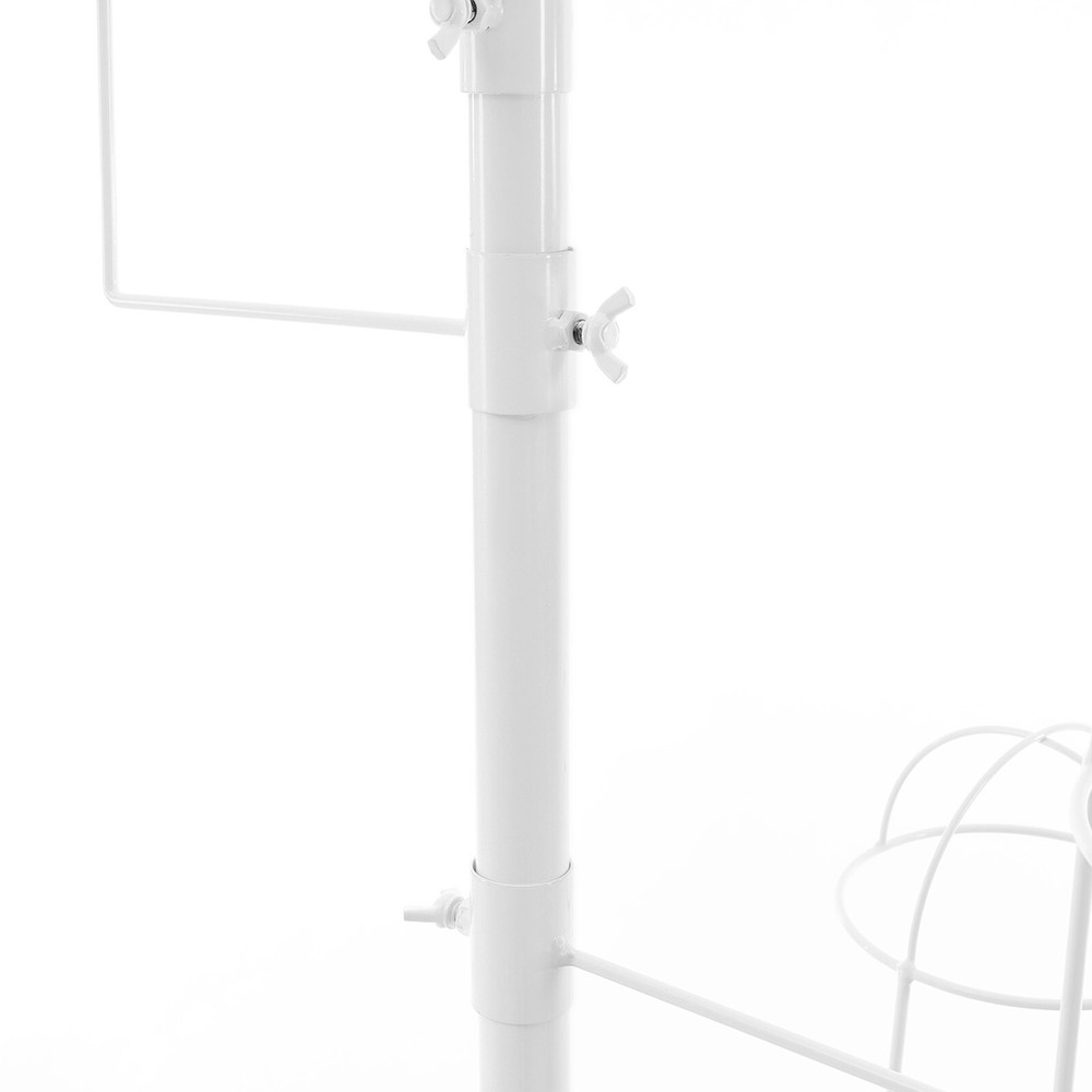 Freestanding Hat Rack with Adjustable Hooks & Lockable Wheels for Easy Display！