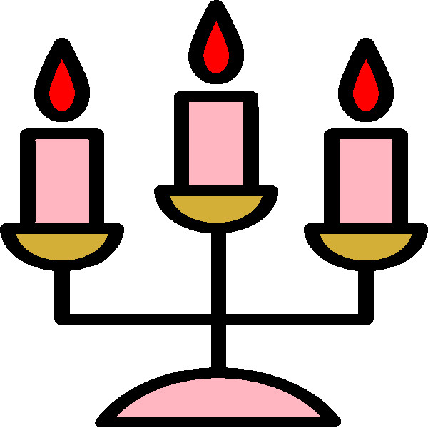 30 Custom Pink Simple Candles Personalized Address Labels