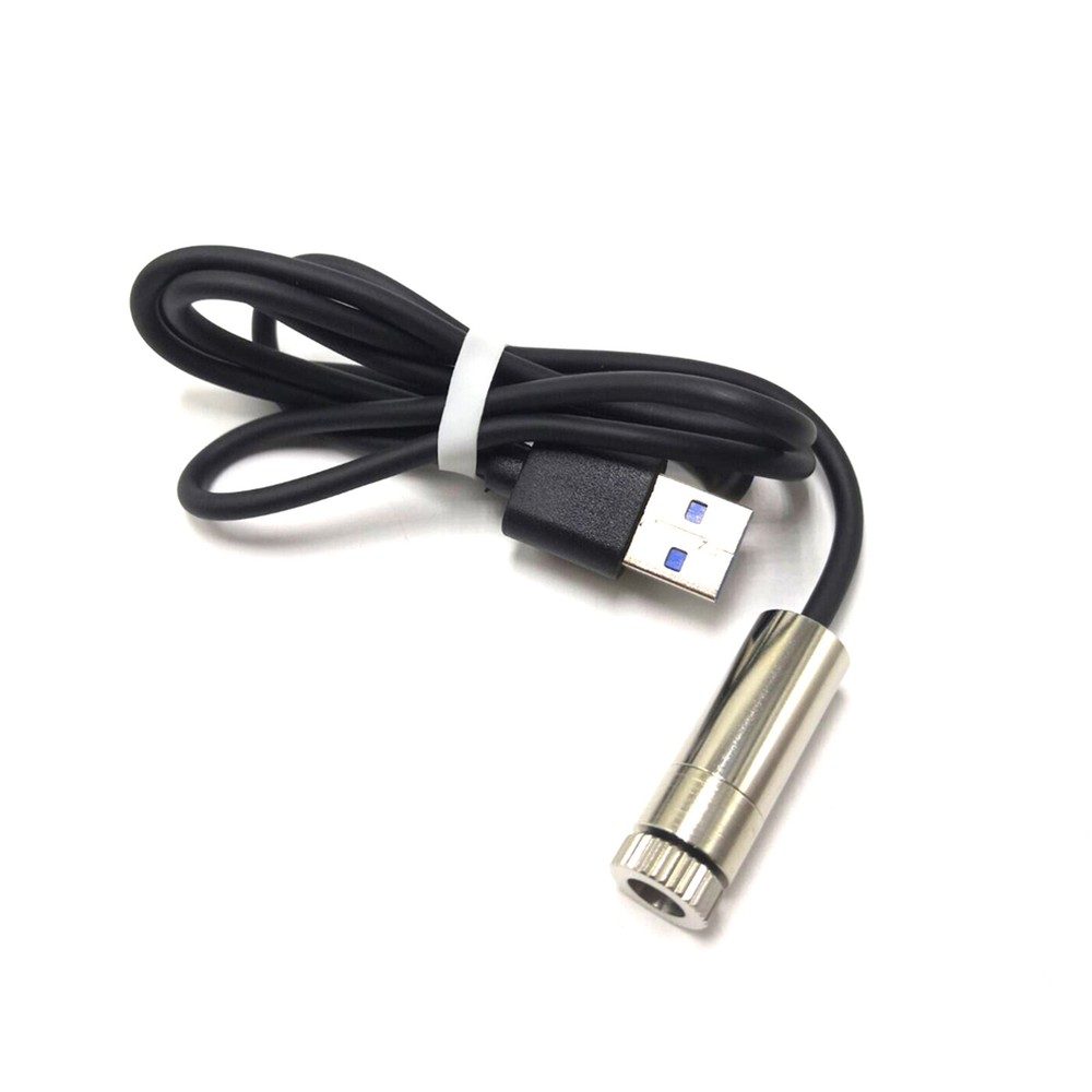 Focusable 405nm 20mW Dot/Line/Cross Laser Diode Module Violet/Blue with USB