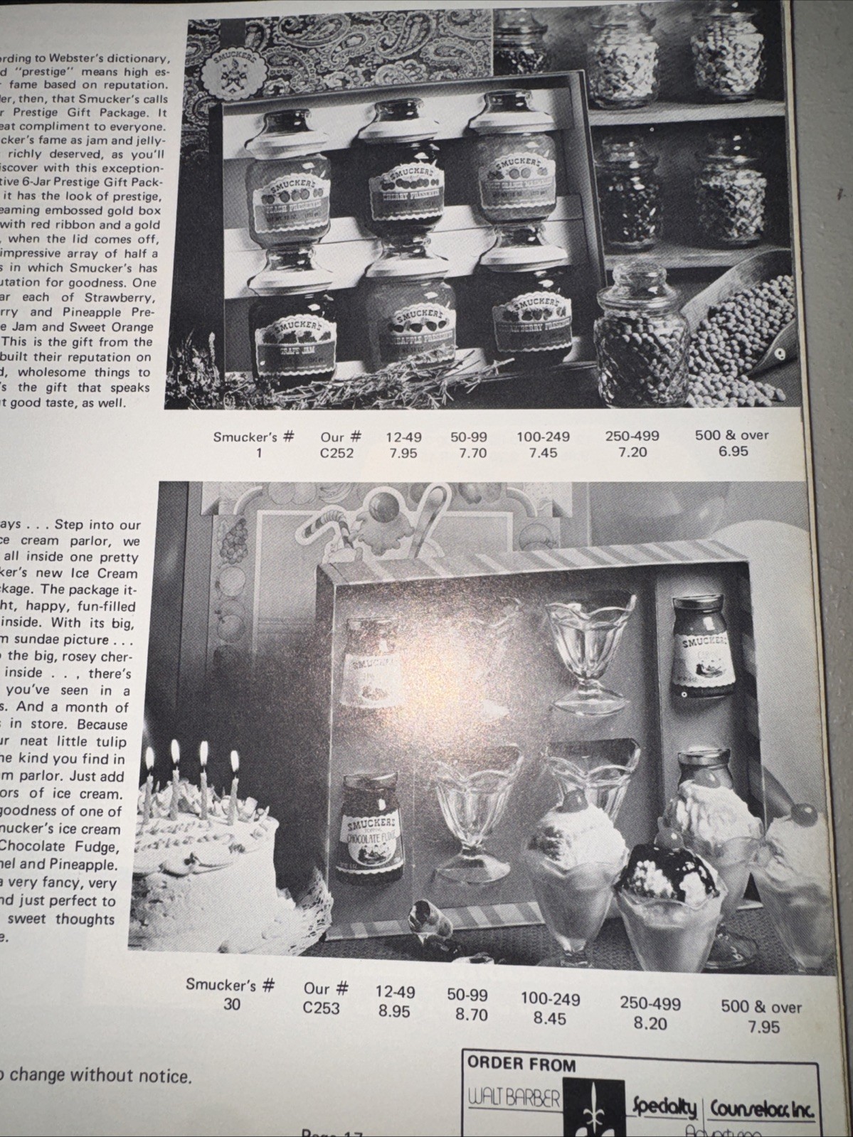 1974 Walt Barber Specialty Advertising Coca Cola Promotional Employee Gift