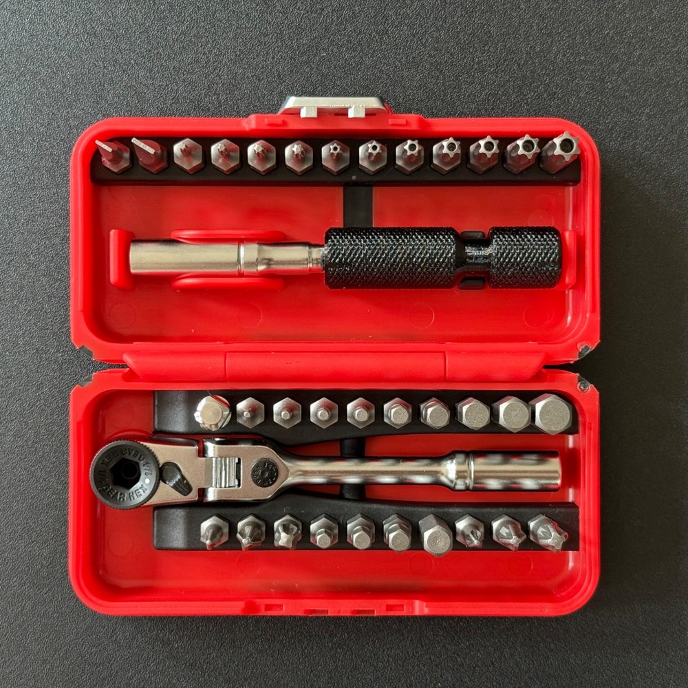 Bit Driver Handle for Harbor Freight Icon Locking Flex-Head Ratchet Extension