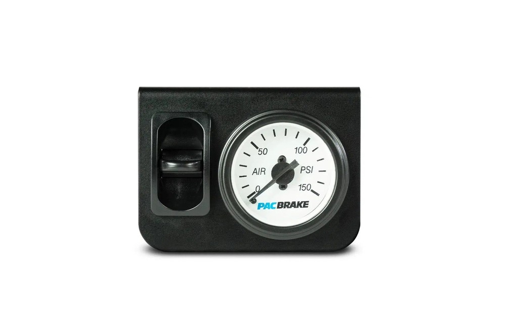 Pacbrake Universal Simultaneous In-Cab Control w/ Mechanical Gauge & Compressor
