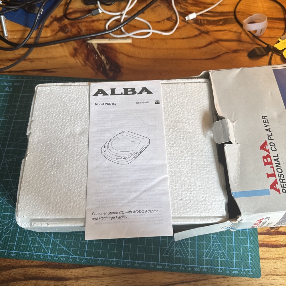 Alba PCD 150 Personal CD player- Tested Working