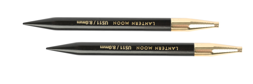 Lantern Moon 4" Ebony Interchangeable Knitting Needles US 10 (6.0mm)
