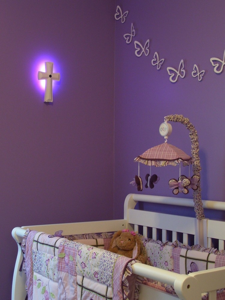 MEIRA Light Cross SILVER (motion sensor controlled 10" illuminating wall cross)