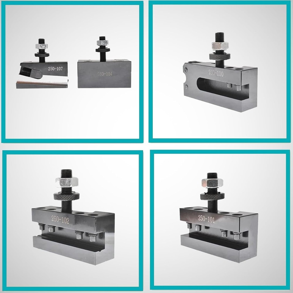 PISTON TYPE QUICK CHANGE TOOLPOST SET AXA 250-100 TOOL POST SET