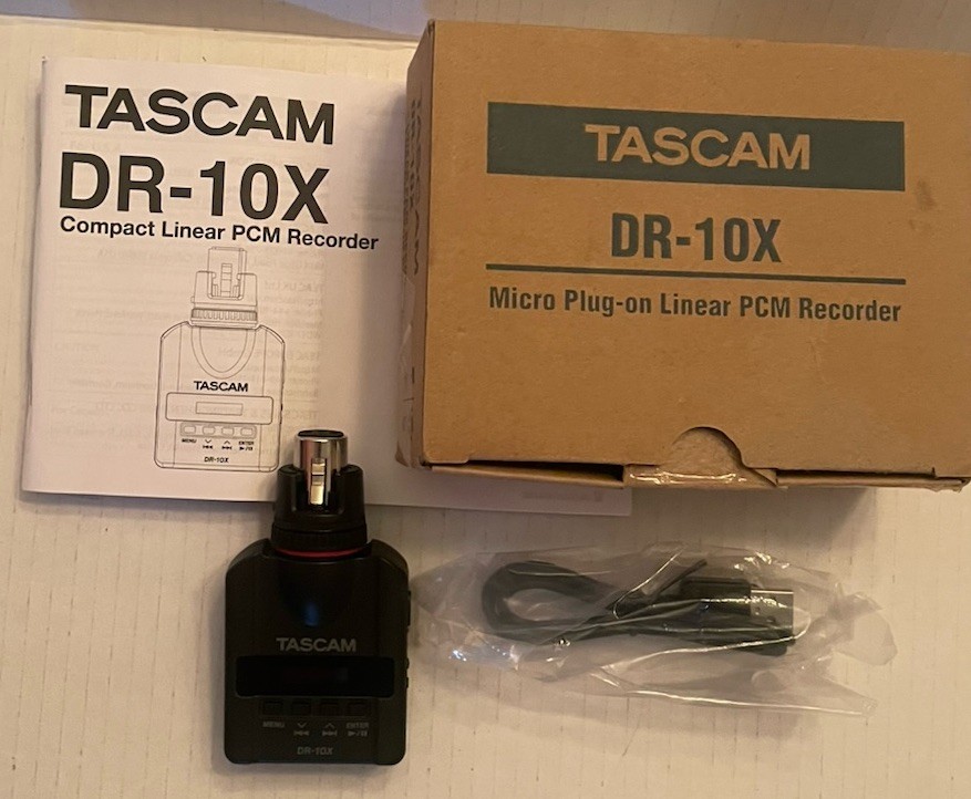 Handheld Microphone Plug On Audio Recorder
