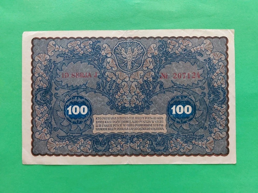 1919 Poland 100 marek