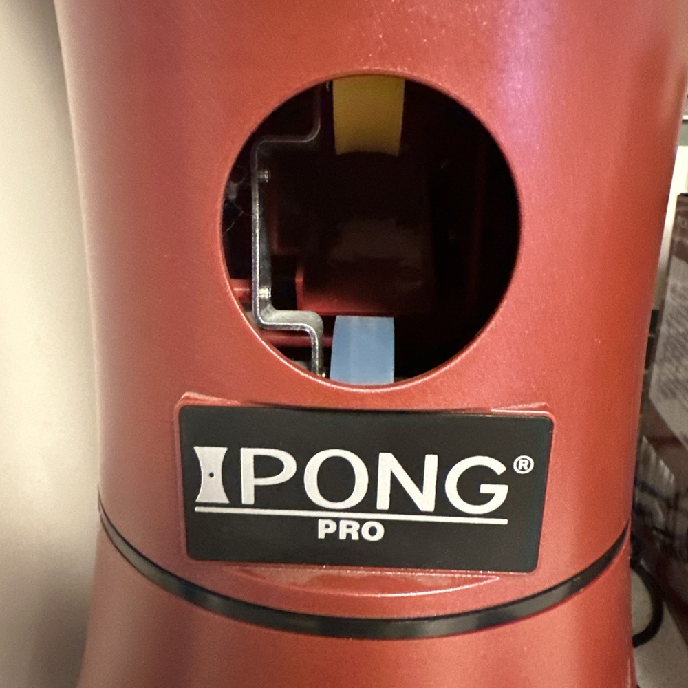 iPONG Pro JOOLA Table Tennis Robot, Tested & Working, RED, Training & Practice
