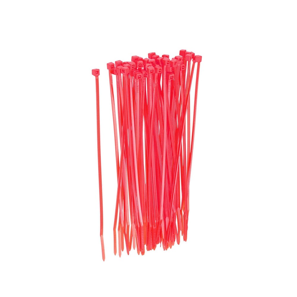 Cable Zip Ties Nylon Cable Wraps - 6x0.1 Inch / Pink / 120Pcs