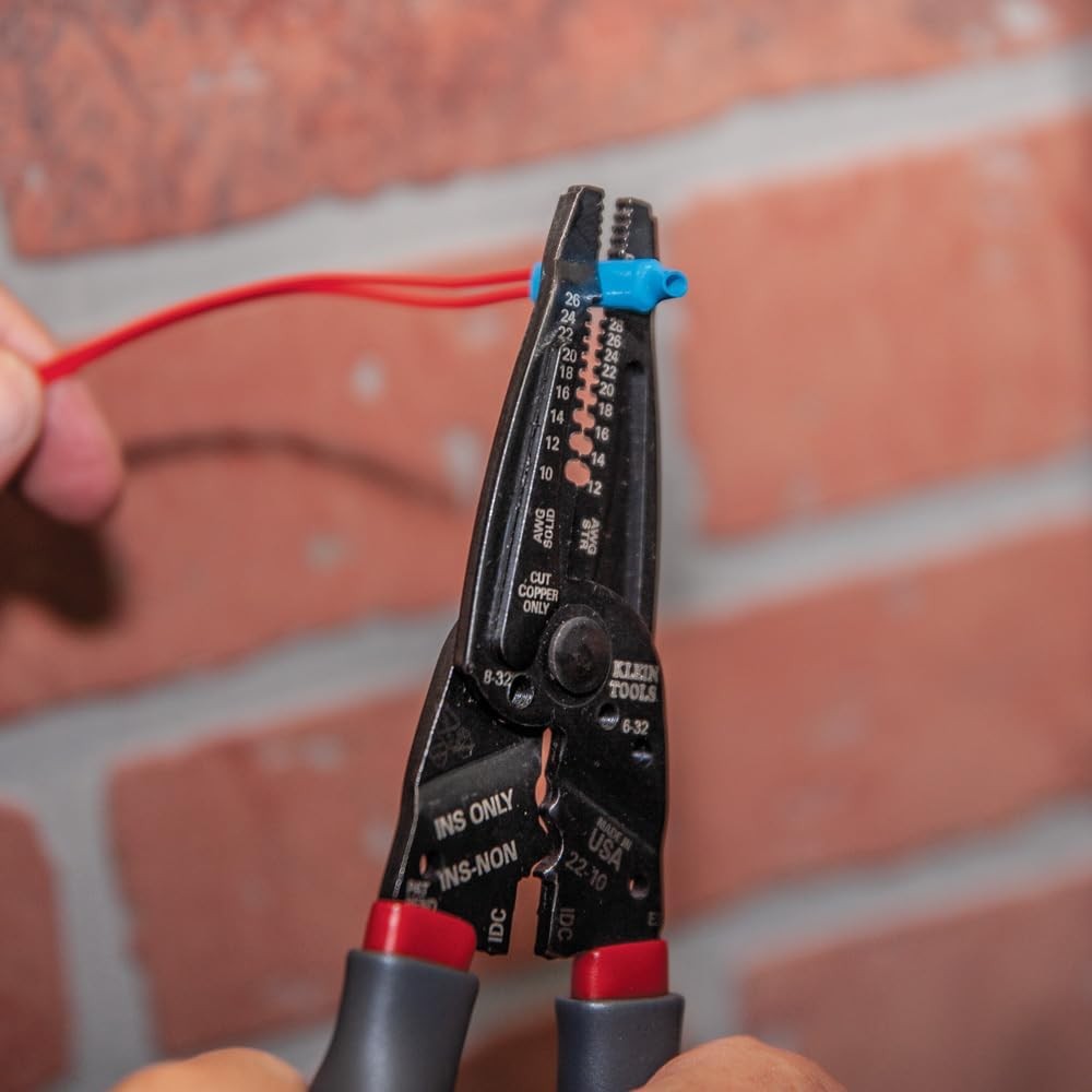 Klein Tools 1019 10 - 26 AWG Solid, 12 - 28 Stranded, Gray/Red