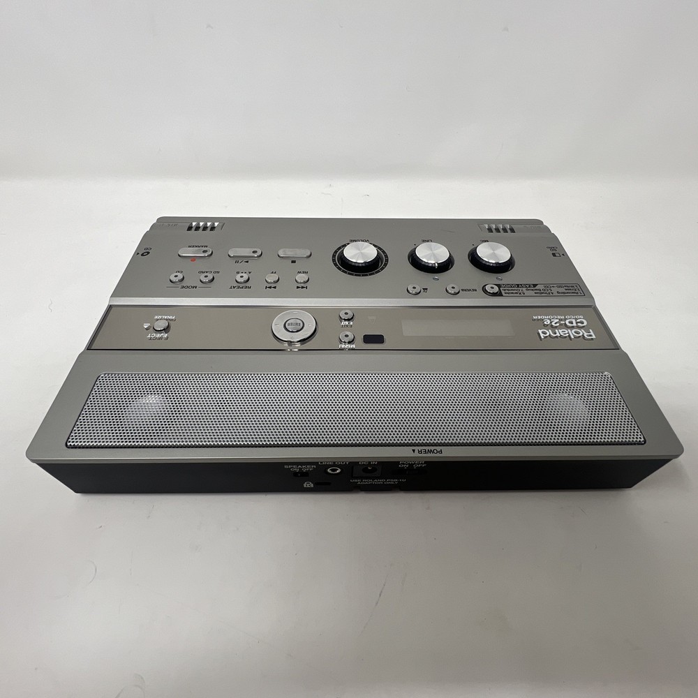 Roland CD-2E SD/ CD Recorder Digital Recording Working Used - No Remote