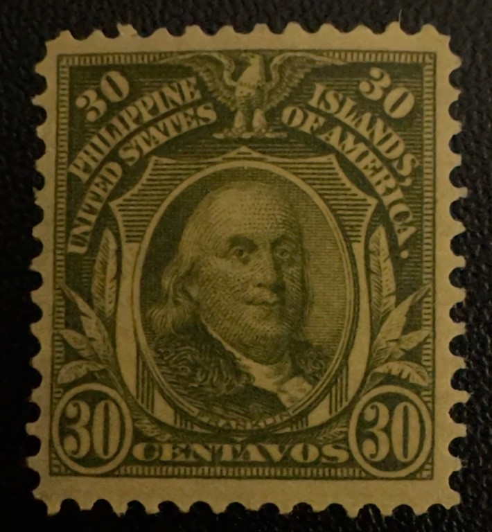 Philippines Stamp #250 MH-OG 30¢ 1906 Issue