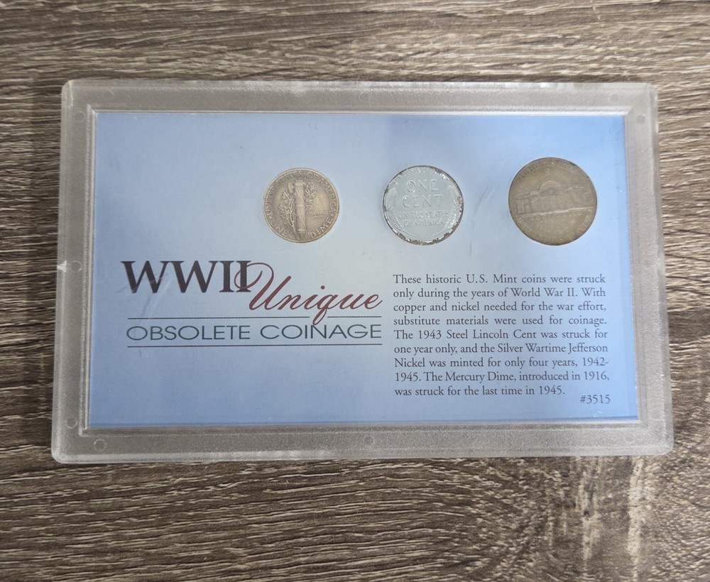 WW2 Unique Obsolete Coinage Silver