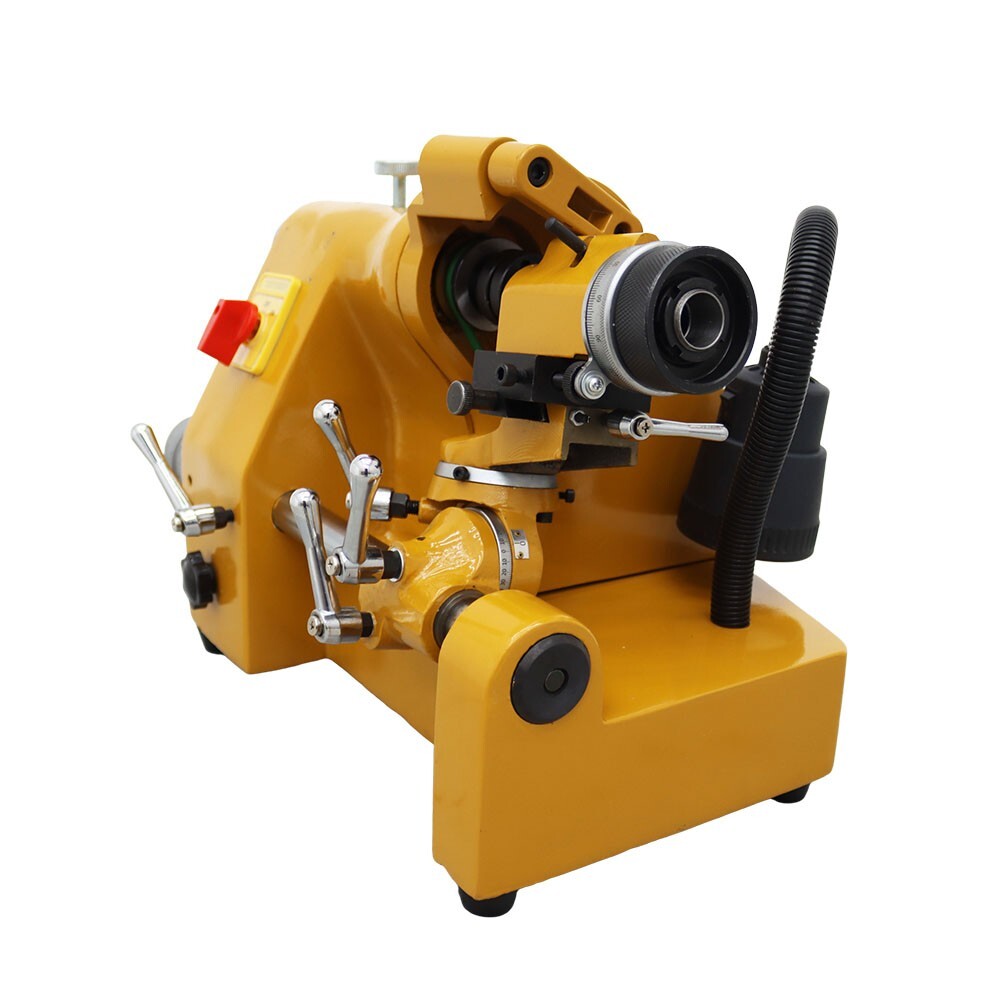 Universal End Mill Cutter Grinder Sharpener Drill Bit Grindering 220V 5 Collets