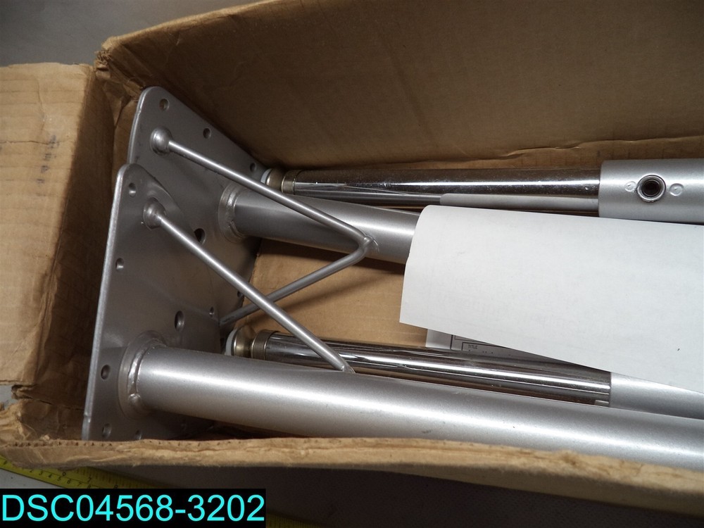 Lorell Activity Table Leg Kit Only, 4/CT, Silver LLR99926