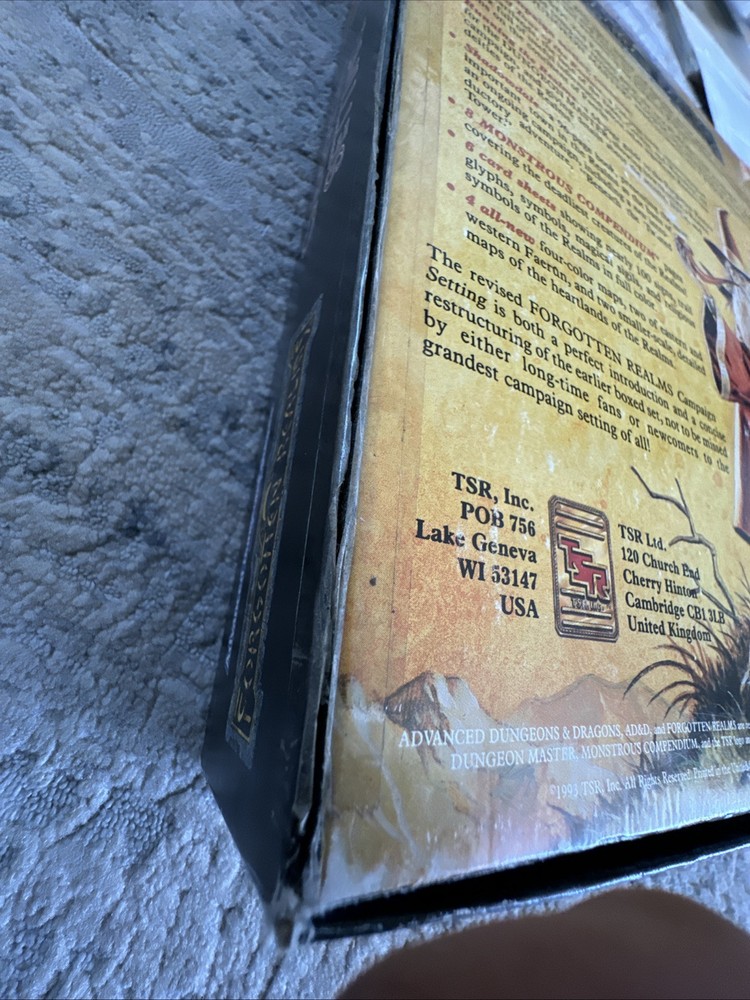 AD&D Forgotten Realms Campaign Setting !