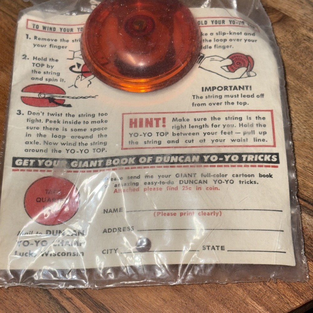 Rare Vintage Duncan Yoyo
