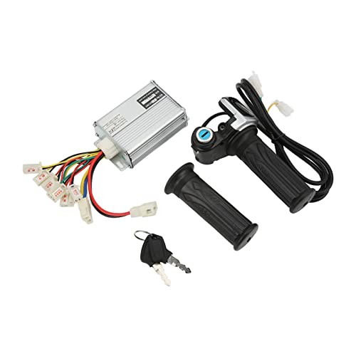 1000W Brushed Motor Speed Controller with Locking Throttle Grip & Battery